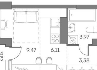 Продается квартира студия, 23.8 м2, Москва, Рязанский проспект, 2с27, Нижегородский район