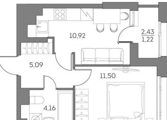 Продам 1-ком. квартиру, 32.9 м2, Москва, Рязанский проспект, 2с27, Нижегородский район