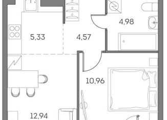 Продам 1-комнатную квартиру, 40 м2, Москва, Рязанский проспект, 2с27, Нижегородский район