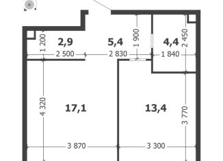 Продается 1-ком. квартира, 43.2 м2, Москва, Даниловский район, 3-я очередь, к6