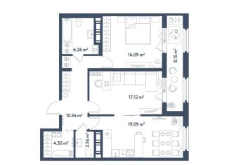 Продаю двухкомнатную квартиру, 80.1 м2, Санкт-Петербург, Московский район