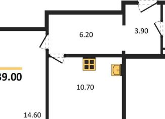 Продаю 1-ком. квартиру, 39 м2, Новосибирск, Ленинский район