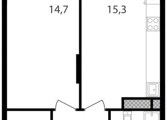 Продажа 1-ком. квартиры, 42.2 м2, Москва, метро Академика Янгеля