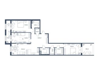 Продается 3-комнатная квартира, 129.3 м2, Санкт-Петербург, метро Фрунзенская