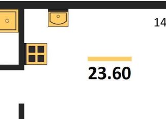 Продаю квартиру студию, 23.6 м2, Новосибирск, метро Речной вокзал