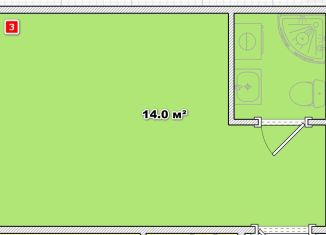 Продается квартира студия, 14 м2, Москва, улица Академика Анохина, 9к1, ЗАО