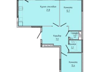 Продается 2-комнатная квартира, 63.8 м2, Ижевск