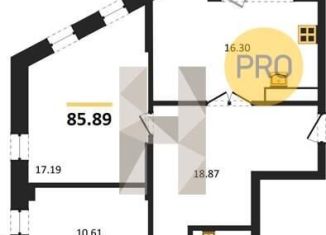 Продаю 3-комнатную квартиру, 85.9 м2, Воронеж, набережная Чуева, 7