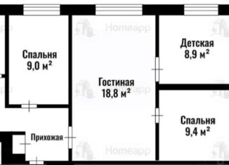 Продажа 4-комнатной квартиры, 62.7 м2, Москва, Лазоревый проезд, 2, метро Ботанический сад