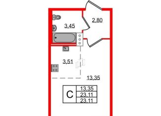 Продаю квартиру студию, 23 м2, деревня Новое Девяткино, Главная улица, 2