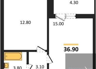 Продается однокомнатная квартира, 36.9 м2, Воронеж, Коминтерновский район