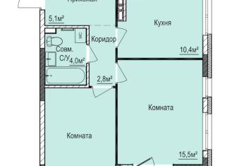 Продается 2-комнатная квартира, 50.8 м2, Ижевск, жилой комплекс Покровский, 3