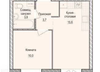 Продажа 1-ком. квартиры, 33.2 м2, село Первомайский