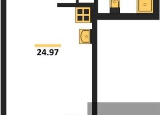 Продаю квартиру студию, 25 м2, Воронеж, улица Славы, 7