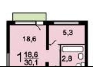 Продажа однокомнатной квартиры, 30.8 м2, Москва, Нагорная улица, 31к1, ЮЗАО