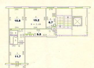 Продам 3-комнатную квартиру, 58.3 м2, Екатеринбург, Ленинский район, улица Амундсена, 72