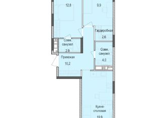 2-комнатная квартира на продажу, 62 м2, Казань, Приволжский район