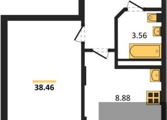 Продажа 1-ком. квартиры, 38.5 м2, Воронеж, Коминтерновский район, улица Славы, 7