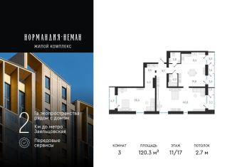 Продается 2-ком. квартира, 120.3 м2, Новосибирская область, улица Аэропорт, 49/2