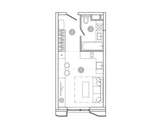 Квартира на продажу студия, 28.4 м2, Москва, район Соколиная Гора