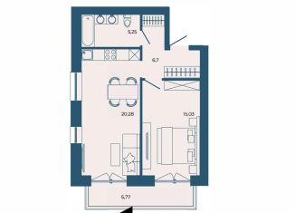 Продается 2-комнатная квартира, 53 м2, Пенза