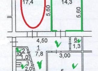 Продается комната, 29 м2, Ростовская область, улица Орджоникидзе, 2Б