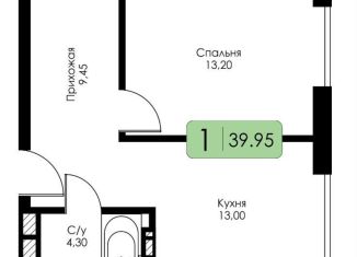 Продается 1-ком. квартира, 40 м2, Смоленск