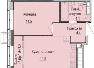 Продажа 1-ком. квартиры, 35 м2, Ижевск, Первомайский район