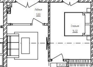 Продается 1-ком. квартира, 44.3 м2, Дербент