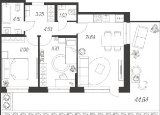 Продажа двухкомнатной квартиры, 59.6 м2, Тула, Привокзальный территориальный округ