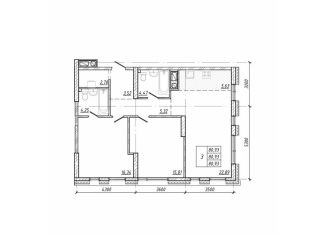 Продажа 3-комнатной квартиры, 80.9 м2, Владивосток, проспект 100-летия Владивостока, 105Ас4, Советский район