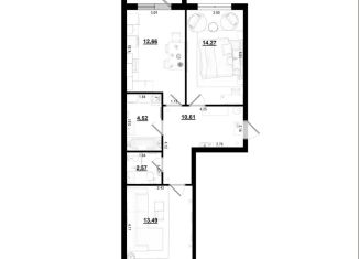 Продам 2-комнатную квартиру, 61 м2, Калужская область