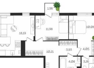 Продается 2-ком. квартира, 67.7 м2, Тула, Центральный территориальный округ