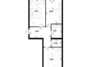 Продаю 2-ком. квартиру, 61 м2, Калужская область