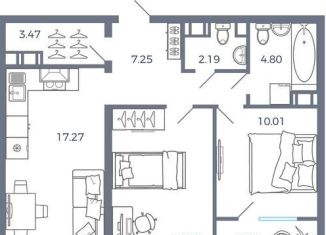 Квартира на продажу студия, 37.2 м2, Самарская область, Фёдоровская улица, 1