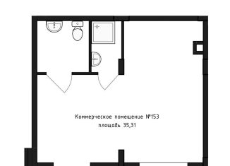 Продаю помещение свободного назначения, 35.4 м2, Ленинградская область, Сиреневая улица, 21