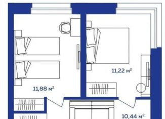 Сдам трехкомнатную квартиру, 46.9 м2, Новосибирск, улица Кирова, 113/2, Октябрьский район