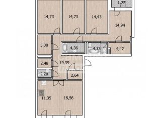 Продается 4-ком. квартира, 139.1 м2, Республика Башкортостан, улица Гоголя, 29