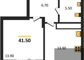 Продам 1-комнатную квартиру, 41.5 м2, Воронеж, улица Шишкова, 140Б/17