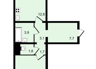 Продаю однокомнатную квартиру, 49.5 м2, Воронежская область, улица Загоровского, 9/1