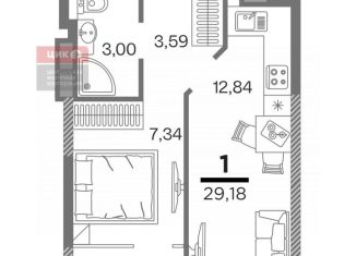 Продаю однокомнатную квартиру, 29.2 м2, Рязанская область