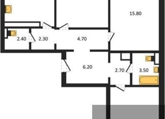 3-ком. квартира на продажу, 85.9 м2, Воронеж, улица Шишкова, 140Б/16