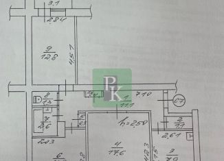 3-комнатная квартира на продажу, 65.9 м2, Саки, улица Ленина, 41