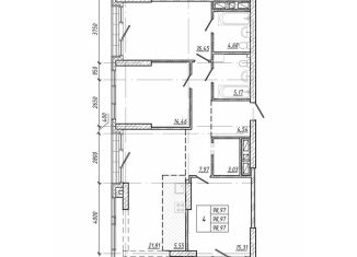 4-ком. квартира на продажу, 99 м2, Владивосток, Советский район, проспект 100-летия Владивостока, 105Ас4