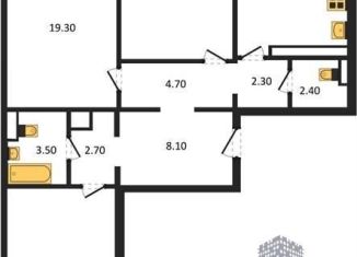 Продается трехкомнатная квартира, 89.8 м2, Воронеж, улица Шишкова, 140Б/16