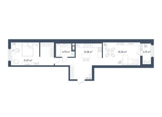 Продаю 1-ком. квартиру, 68.7 м2, Санкт-Петербург, Московский район