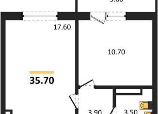 Продается 1-комнатная квартира, 35.7 м2, Новосибирск, Спортивная улица, 37