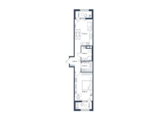 Продается 1-ком. квартира, 57.2 м2, Санкт-Петербург, Московский район