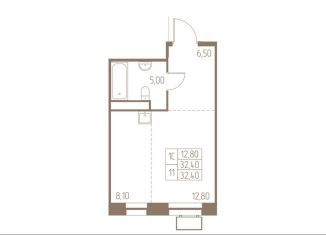 Продам квартиру студию, 32.4 м2, Ивантеевка, Фабричный проезд, 1с2