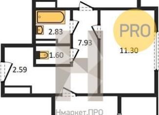 Продается 3-комнатная квартира, 66.1 м2, Новосибирская область, Венская улица, 12